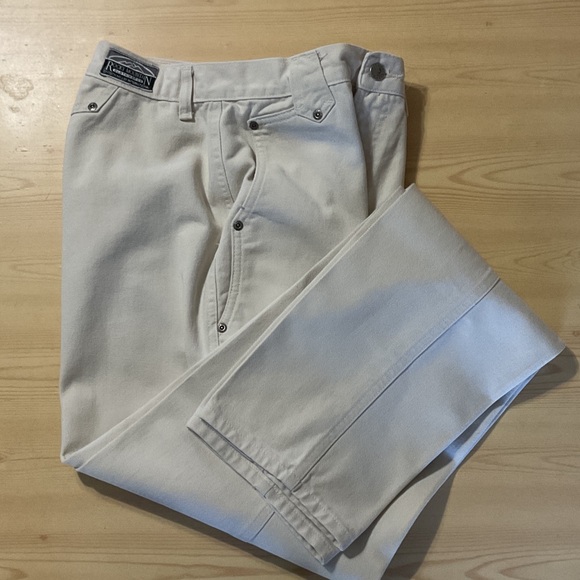 Rocky Mountain Denim - Vintage Rocky Mountain Jeans with Side Button Accents Size 11/12 inseam 36”